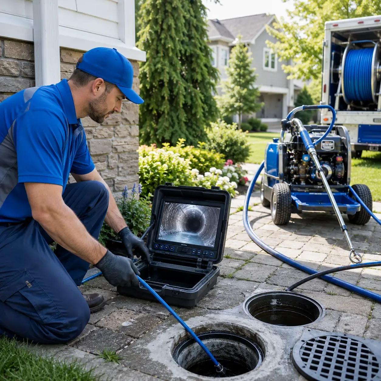 Outdoor drain cleaning professionals serving Schnecksville, PA